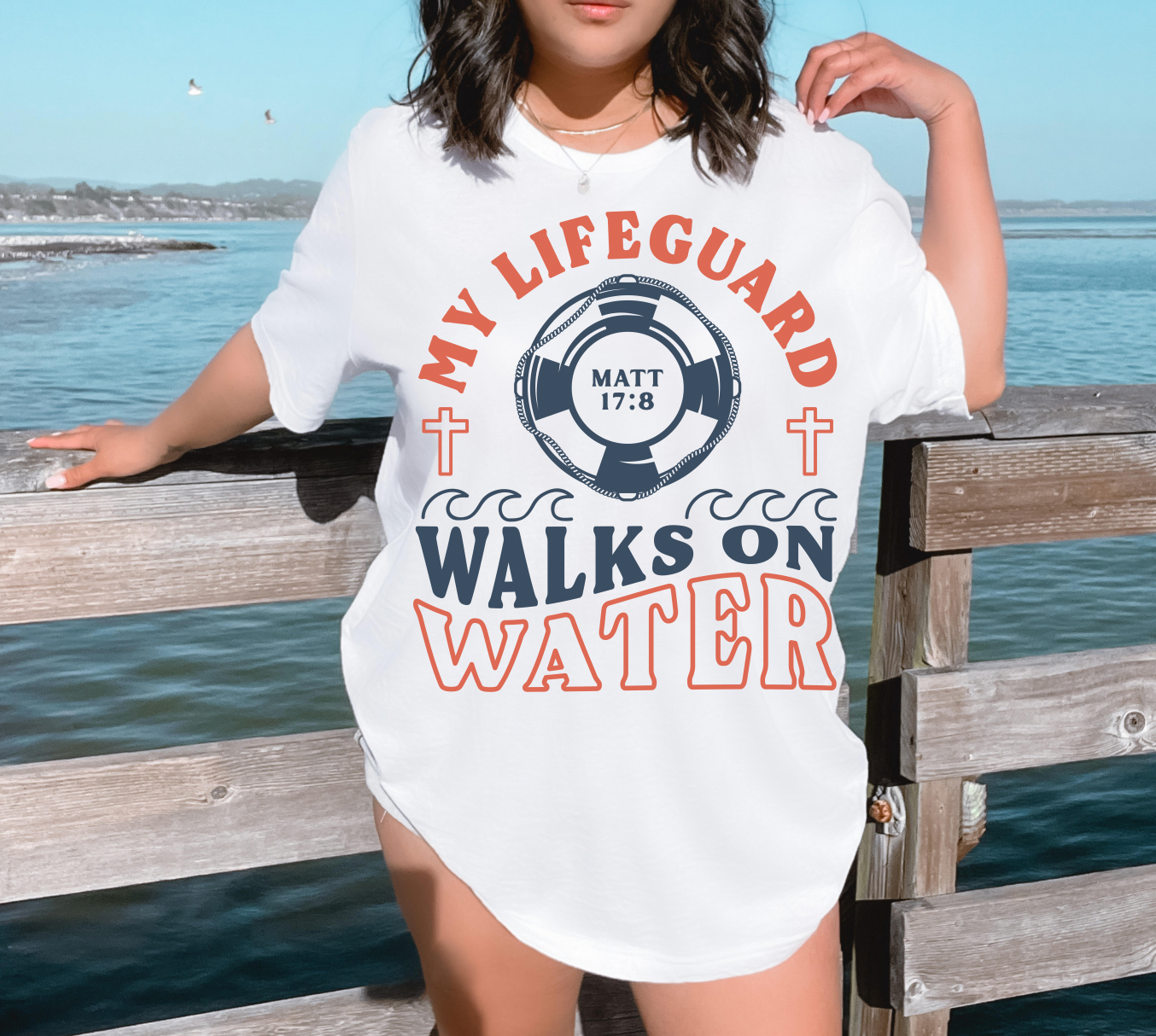 My Lifeguard Walks on Water Comfort Color