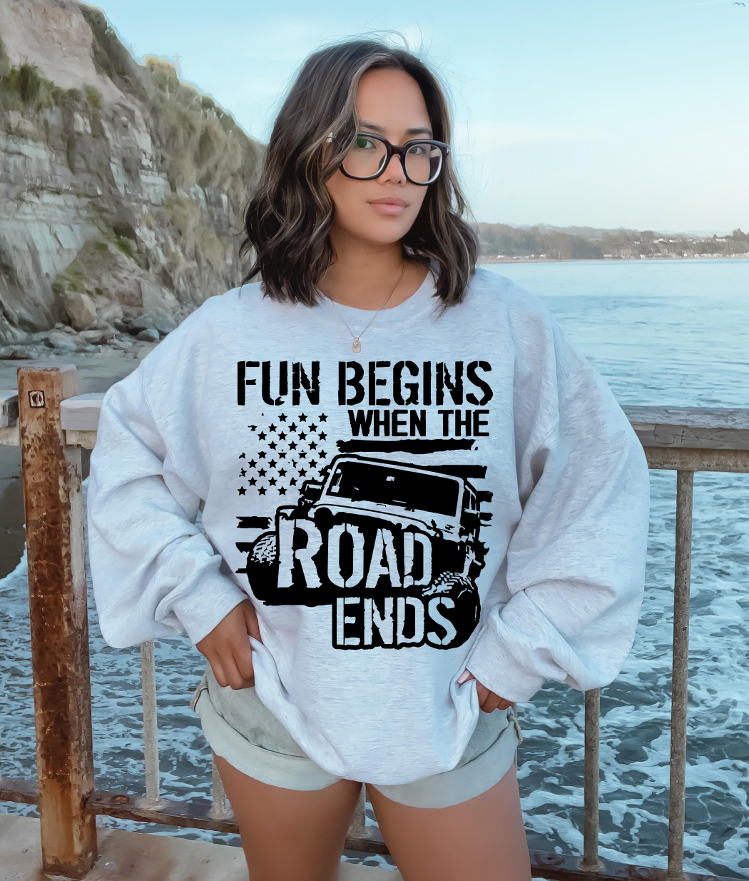 Fun Begins- Road Ends