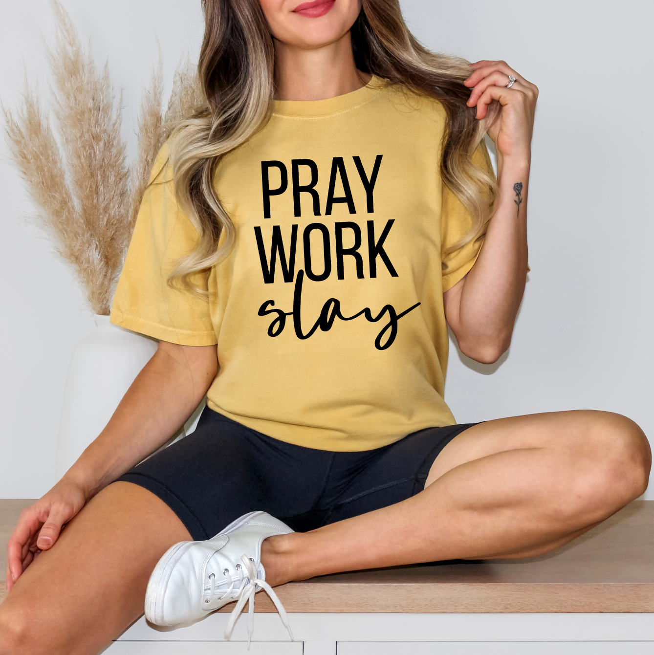 Pray Work Slay Comfort Color