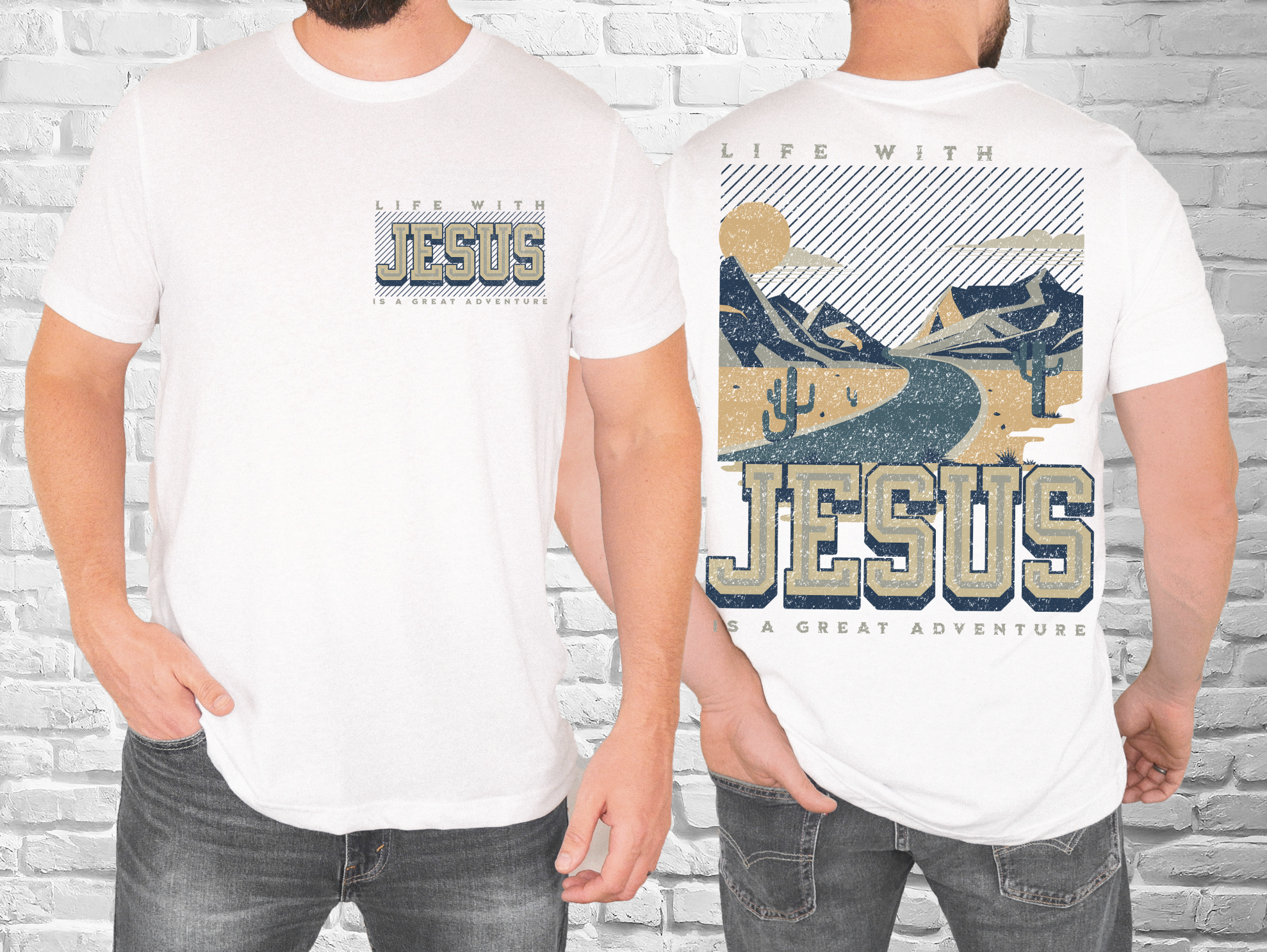 Life With Jesus is a Great Adventure-Comfort Color