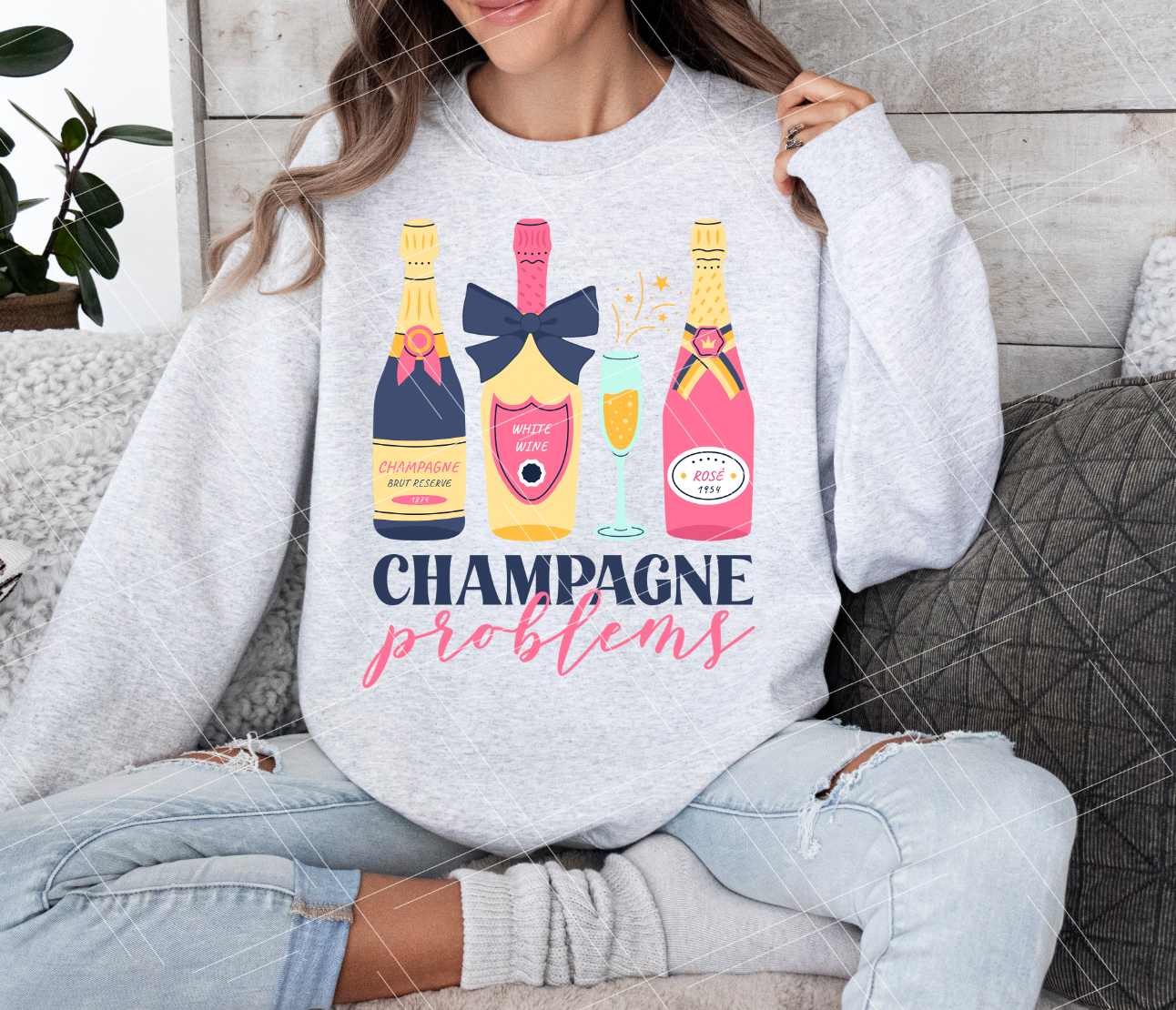 Champagne Problems Sweatshirt