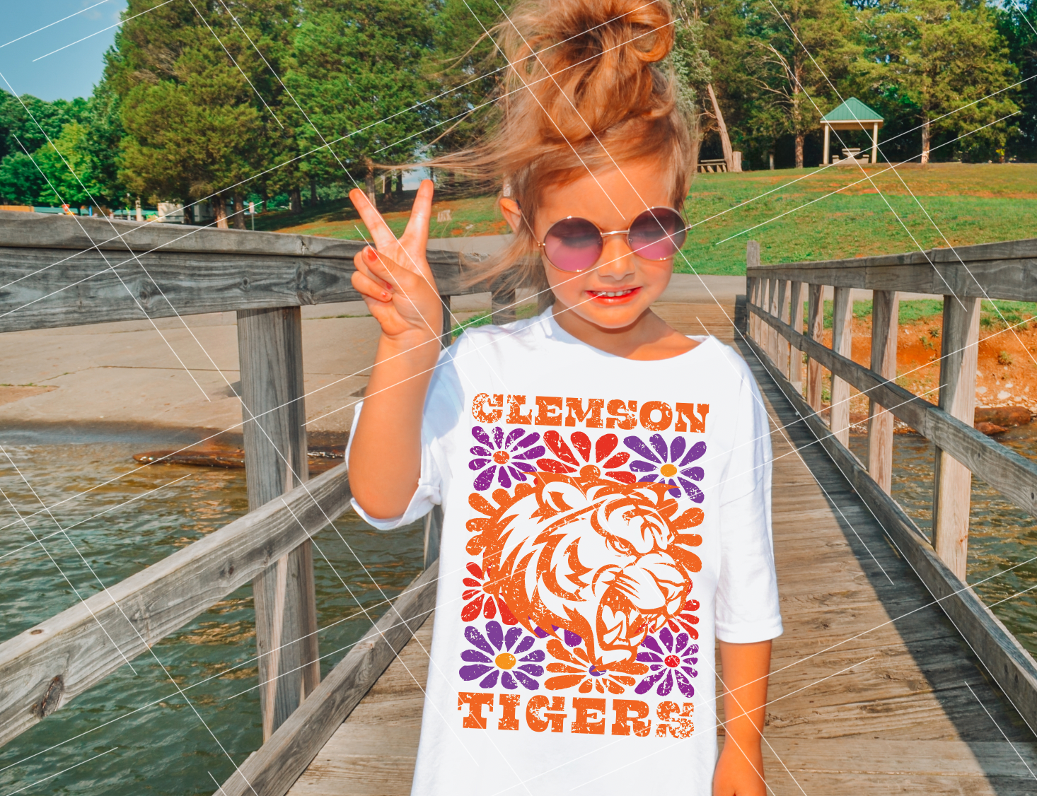 Groovy Floral Clemson